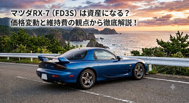RX-7（FD3S）は資産か負債か？価格高騰と維持費から徹底分析