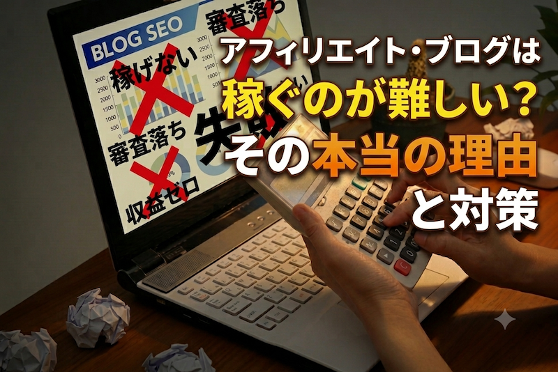ブログ収益化は本当に難しい？稼ぐための「3つのポイント」と「マインドセット」